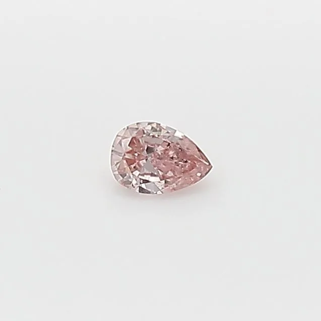 0.05 Carat Pear Fancy Pink Natural Diamond