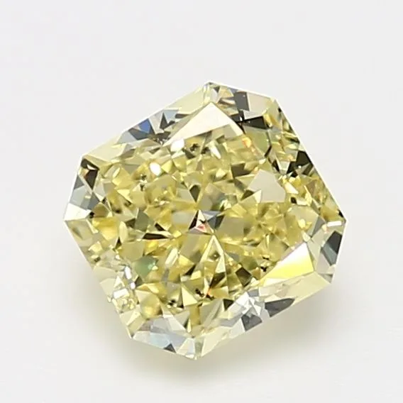 1.64 Carat Radiant Fancy Yellow SI2 Natural Diamond