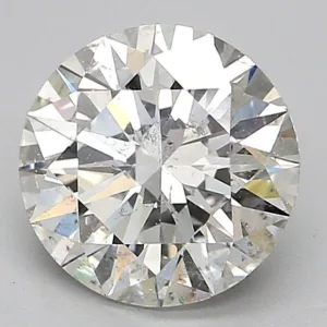2.04 Carat Round J SI2 Natural Diamond