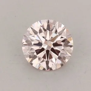 0.59 Carat Round Fancy Pink VS1 Lab Diamond