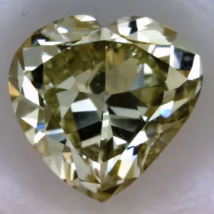 1.5 Carat Heart Fancy Yellow SI1 Natural Diamond