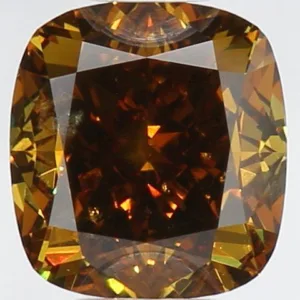 1.05 Carat Cushion Modified Fancy Dark Brown Natural Diamond