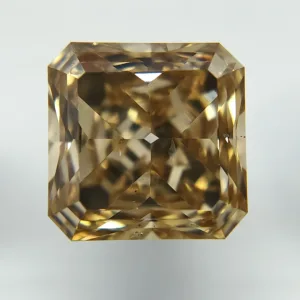 1.54 Carat Asscher Fancy Yellow SI2 Natural Diamond