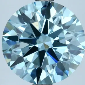 3.1 Carat Fancy Vivid Blue VS1 ROUND Lab Diamond