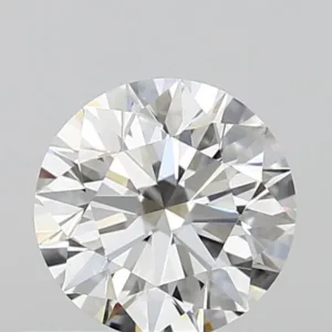 0.47 Carat Round F VVS1 Natural Diamond