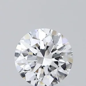 0.59 Carat Round D VVS2 Natural Diamond
