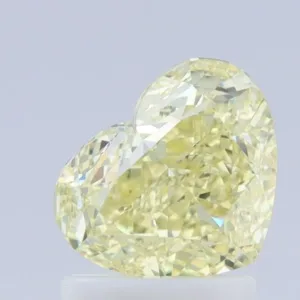 1.55 Carat Heart Fancy Light Yellow VS1 Natural Diamond