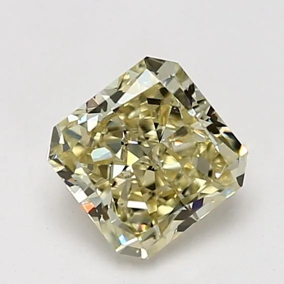 1.46 Carat Radiant Fancy Yellow VS2 Natural Diamond