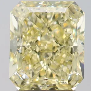 2.51 Carat Radiant Fancy Yellow VVS1 Natural Diamond