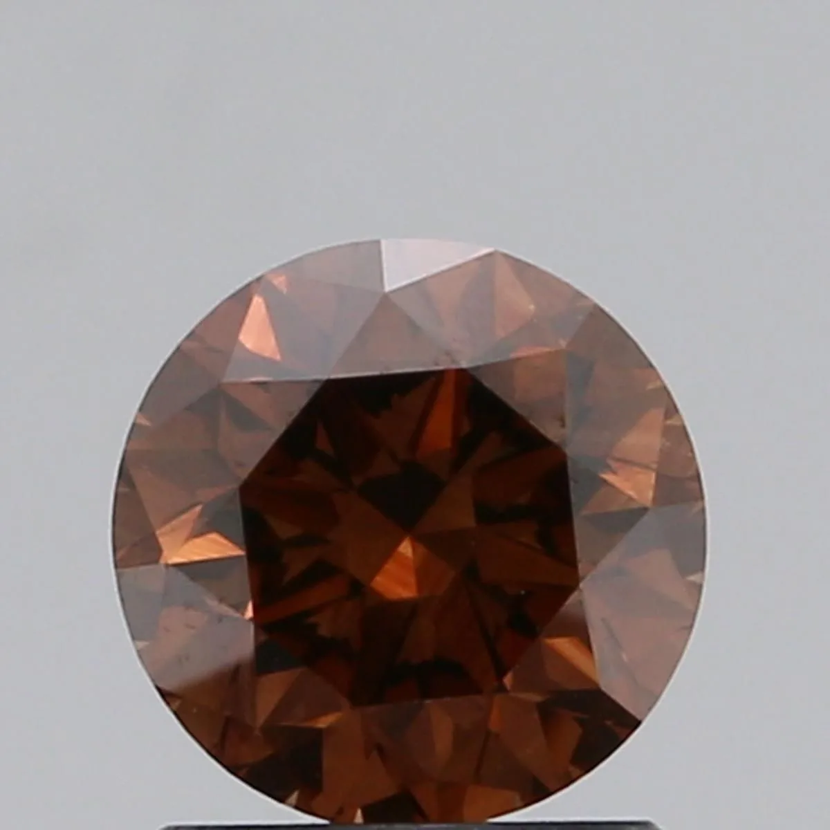 1.2 Carat Round Fancy Dark Brown VVS2 Natural Diamond