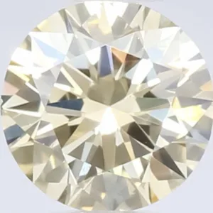 0.53 Carat Round Fancy Light Yellow VS1 Natural Diamond