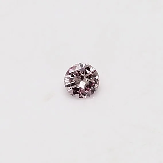0.05 Carat Round Fancy Pink Natural Diamond