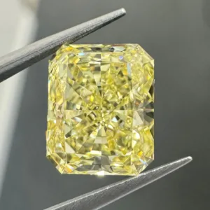 2.09 Carat Radiant Fancy Yellow VVS1 Natural Diamond