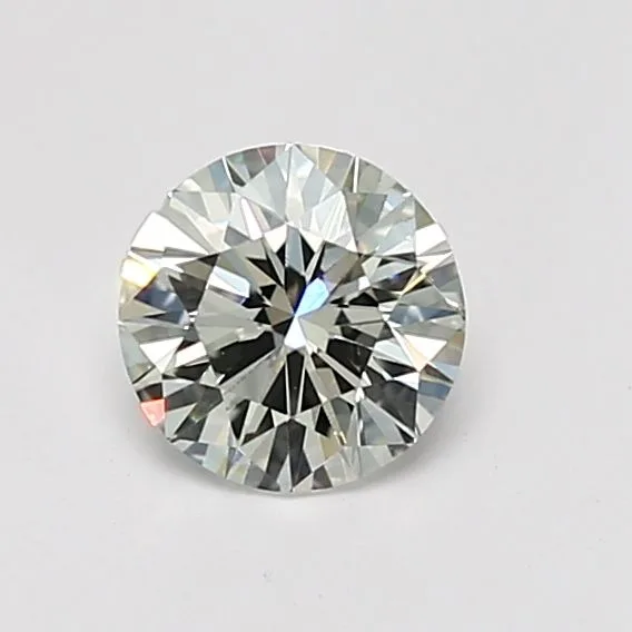 0.81 Carat Round Faint Green VVS1 Natural Diamond