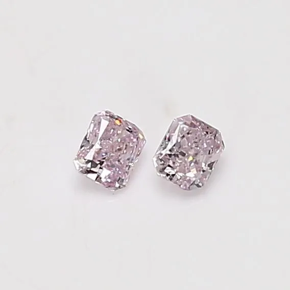 0.09 Carat Radiant Fancy Pink Natural Diamond