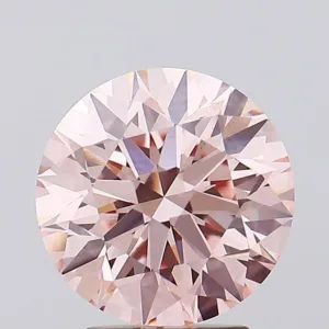 3.18 Carat Round Fancy Intense Pink VS2 Lab Diamond