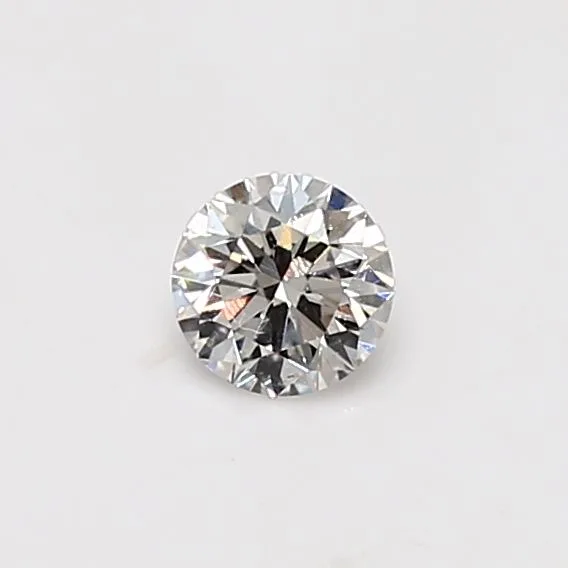 0.31 Carat Round Very Light Brown SI1 Natural Diamond