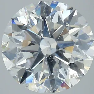 4.51 Carat Round H SI2 Natural Diamond