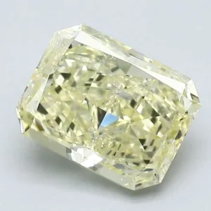 2.5 Carat Radiant Fancy Yellow SI2 Natural Diamond