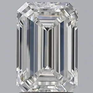 2.01 Carat H VVS2 EMERALD Diamond