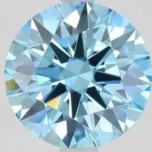 2.41 Carat Fancy Vivid Blue VS1 ROUND Lab Diamond