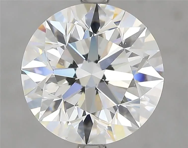 4.01 Carat Round H SI1 Natural Diamond 1 4.01 Carat Round H SI1 Natural Diamond