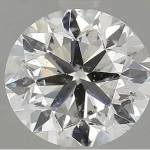 0.9 Carat Round F SI2 Natural Diamond