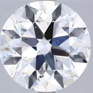 3.02 Carat Round D SI2 Natural Diamond
