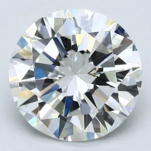 3.04 Carat Round J IF Natural Diamond