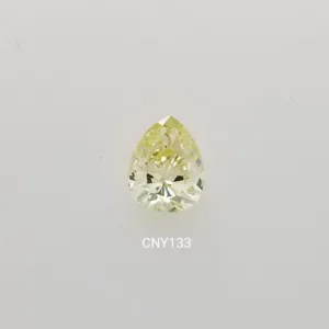 0.63 Carat Pear Fancy Yellow Natural Diamond