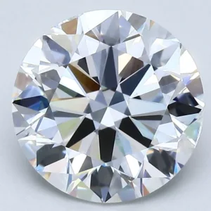 3.01 Carat Round H VVS2 Natural Diamond