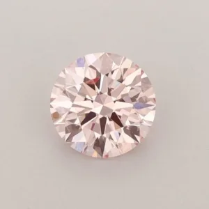 0.66 Carat Round Fancy Intense Pink VS1 Lab Diamond