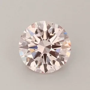 0.71 Carat Round Fancy Pink VVS2 Lab Diamond