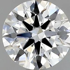 0.9 Carat Round F VVS2 Natural Diamond