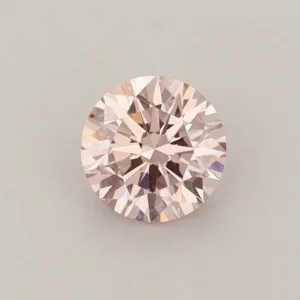 0.63 Carat Round Fancy Intense Pink VS1 Lab Diamond