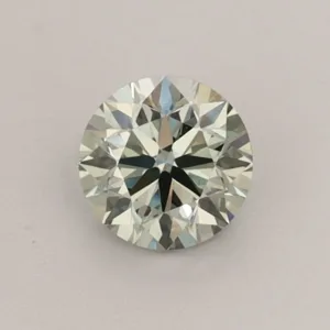 0.55 Carat Round Fancy Vivid Green VS1 Lab Diamond