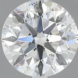 0.52 Carat Round H SI2 Natural Diamond