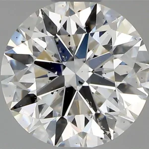 0.9 Carat Round F SI2 Natural Diamond