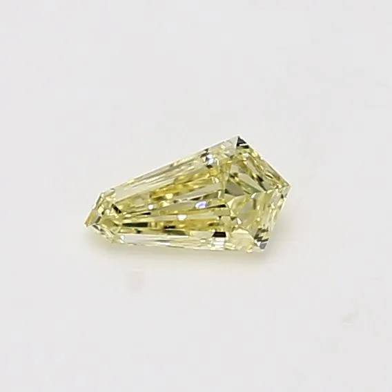 0.24 Carat Kite Fancy Yellow VS1 Natural Diamond