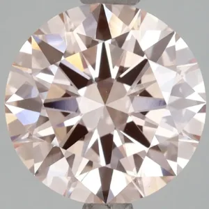 3.02 Carat Round Fancy Intense Pink VS1 Lab Diamond