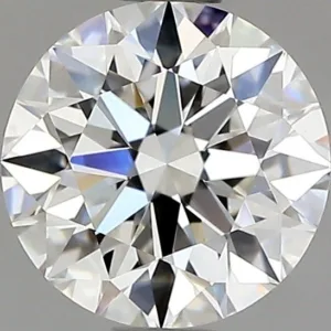 0.91 Carat Round F VVS2 Natural Diamond