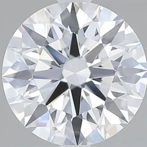 0.71 Carat Round D VVS2 Natural Diamond