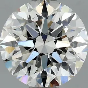 0.73 Carat Round H SI1 Natural Diamond