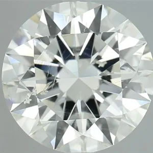 3.02 Carat Round J SI2 Natural Diamond