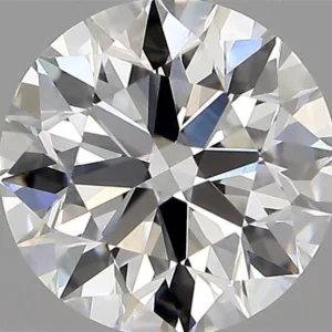 0.57 Carat Round F VVS2 Natural Diamond