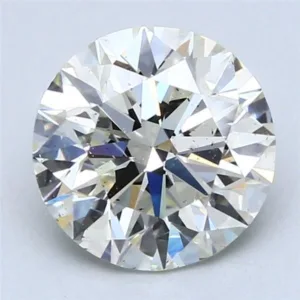 3.17 Carat Round G VS2 Natural Diamond