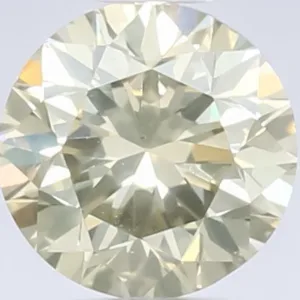 0.53 Carat Round Fancy Light Brown Natural Diamond