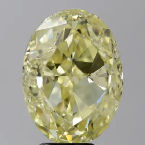 8.03 Carat Oval Fancy Yellow VS1 Natural Diamond