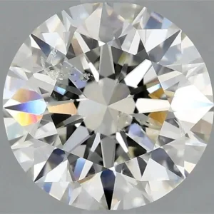 2.01 Carat Round H SI2 Natural Diamond