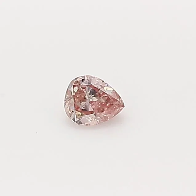 0.06 Carat Pear Fancy Pink Natural Diamond